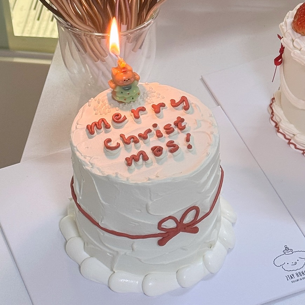 4”Christmas Oreo Cheese Chiffon Cake